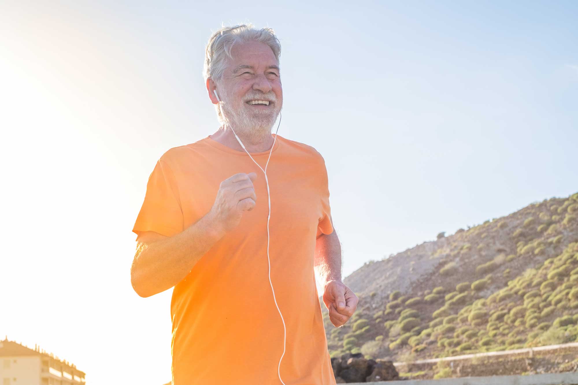 man running